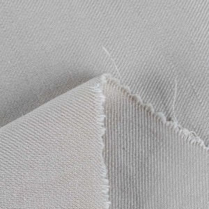 Estilo de diseño único sarga 55 lino 45 tela de algodón para prendas