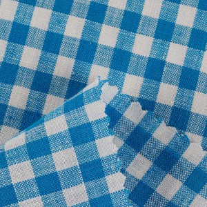 Экологически чистая и дышащая ткань для рубашек, окрашенная в пряжу по индивидуальному заказу.