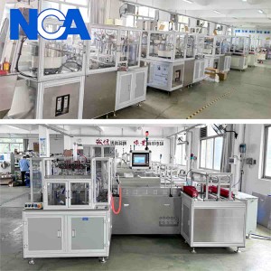 NCA1604A-90 유연한 파우치 및 주둥이 자동 밀봉 기계