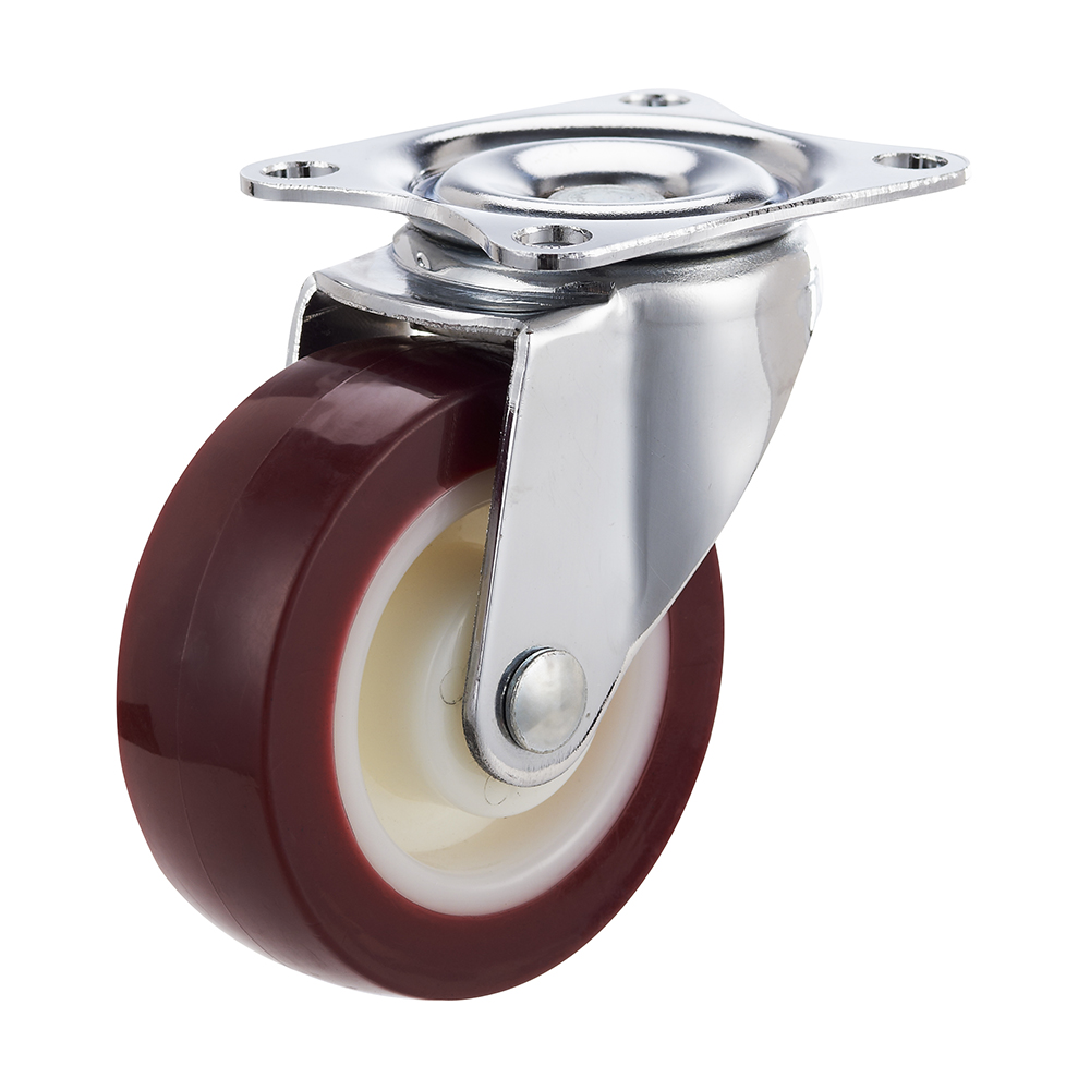 2 Inch Light Duty PU Caster Wheel Swivel With Side Brake load capacity 35 Kgs Featured Image