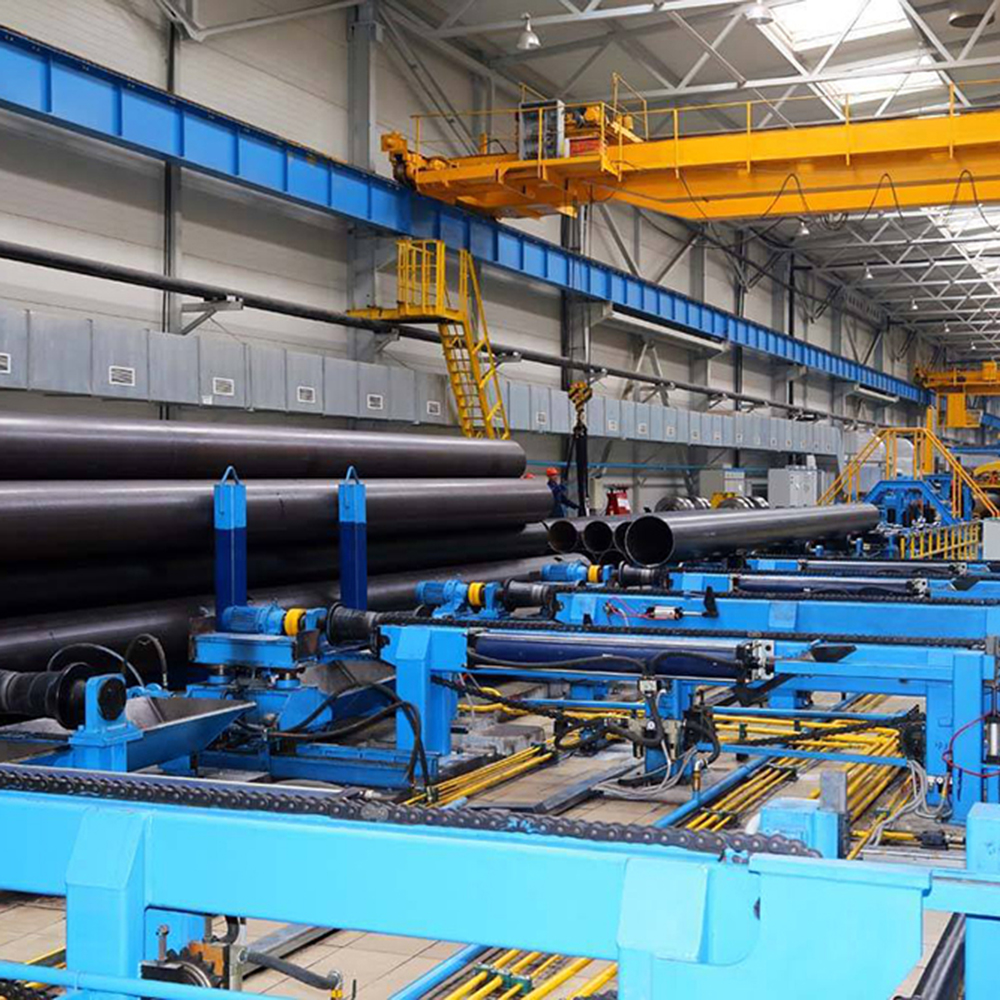 Oil & gas transport (API) pipe production line