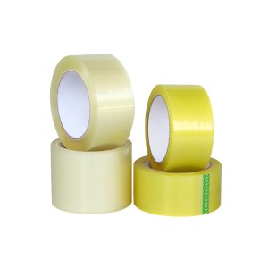 Transparan Bopp napel packing tape Pikeun Carton Sealing