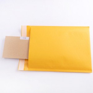 Gult papir polstret konvolut Kraft Bubble Mailers