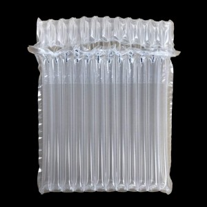 Oppblåsbar bobleputeinnpakning Beskyttende emballasjemateriale Luftsøylepose for vinflaske