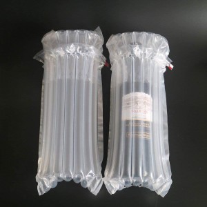 Opblaasbare borrelkussing Wrap Beskermende Verpakkingsmateriaal Lugkolomsak vir wynbottel