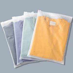 Βιοδιασπώμενες παγωμένες τσάντες φερμουάρ για ρούχα με οπές αερισμού