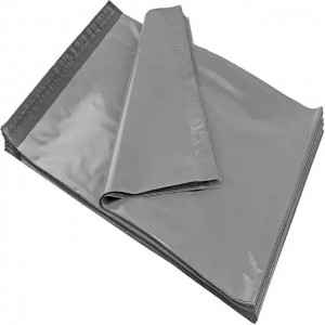 အသေးစားမှ အကြီးစား ခိုင်ခံ့သော Self Seal Waterproof Shipping Bags Recycled Grey Postal Mailing Bags