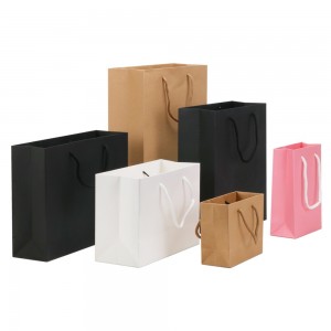 Custom Printing Kummerċjali lussu Xiri Gift Paper Bag