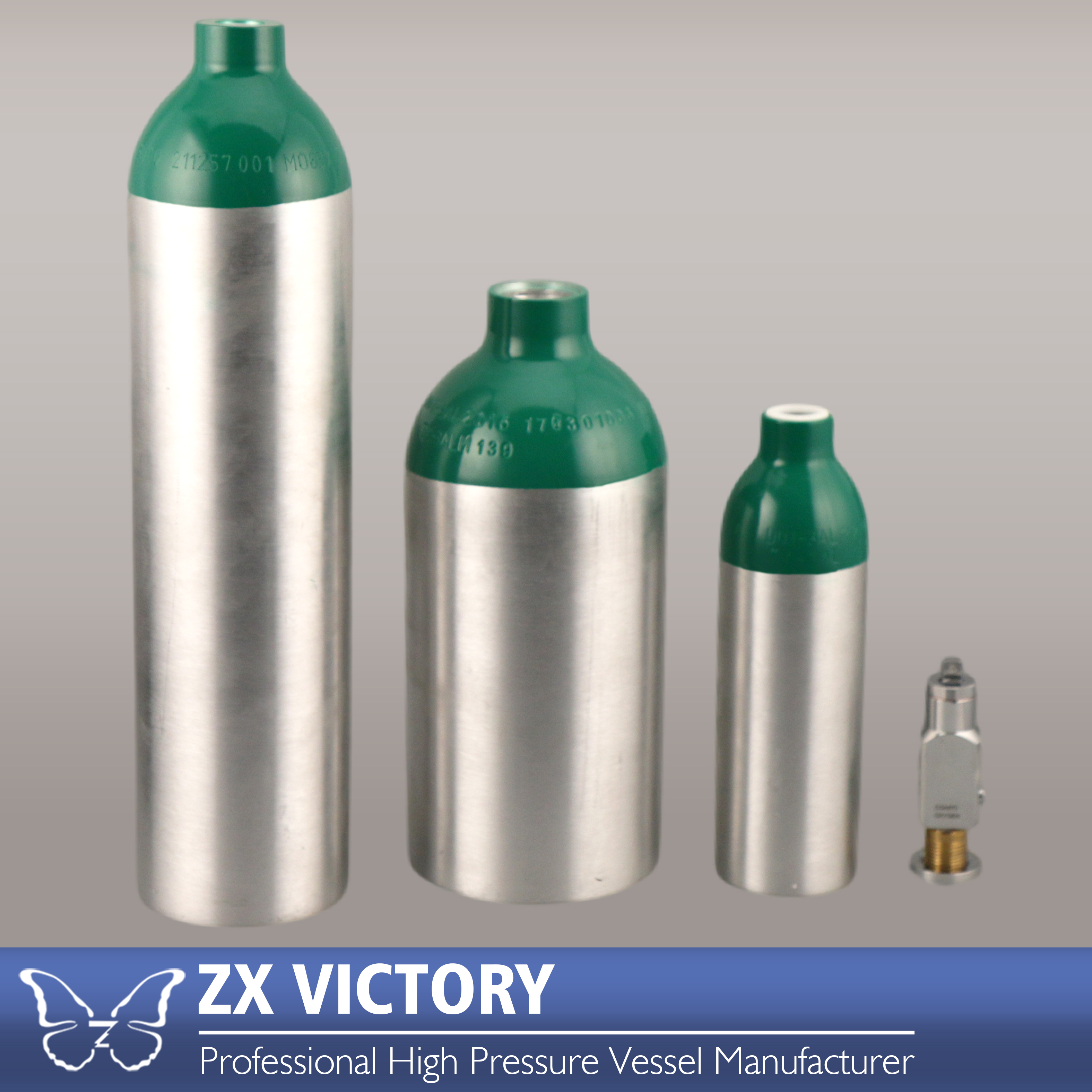 Why are aluminum oxygen cylinders becoming increasingly popular?
