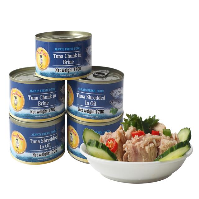 ʻO ka ʻāpana Tuna Canned i loko o ka brine Kiʻi Hōʻikeʻike