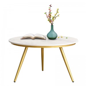 Coffee Table Gold Modern Accent Table Round Nesting Table Contemporary Desk Living Room Home Decor