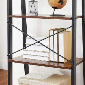 5-Tier Open Shelves VASAGLE Ladder Shelf