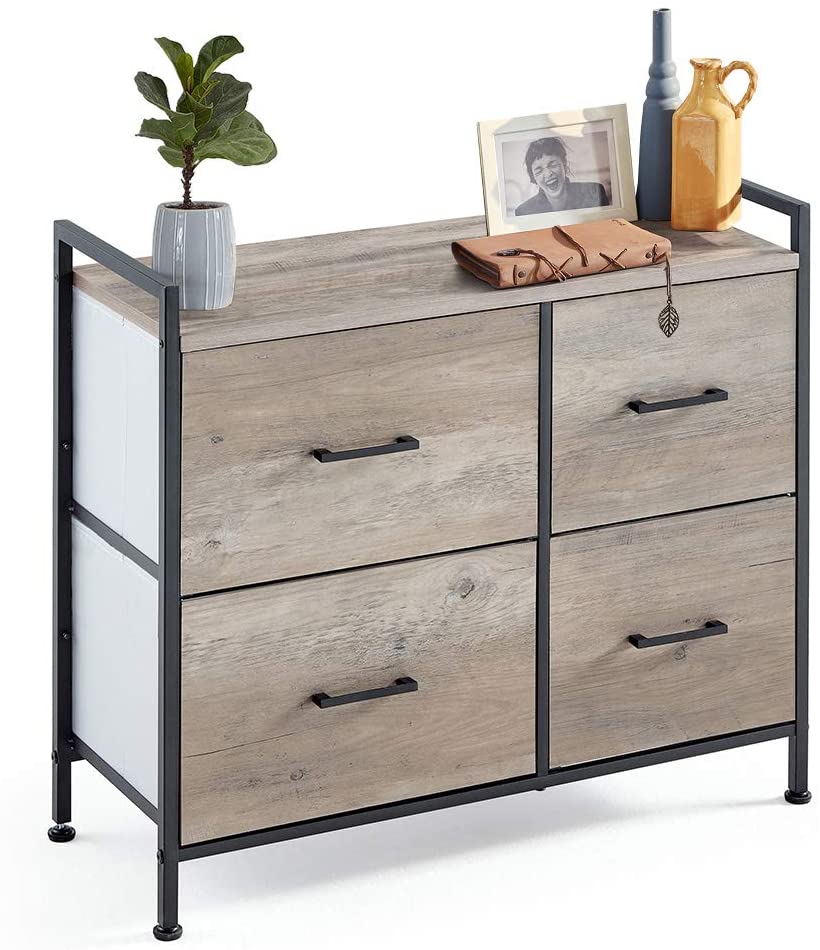 High-quality Dresser with 4 Drawers Wide Chest of Drawers For Easy Assembly And Suitable For Bedroom Featured Image