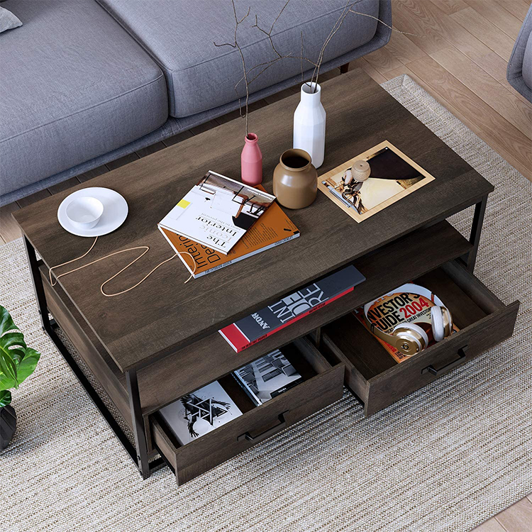 Durable using low price round coffee table book for living room