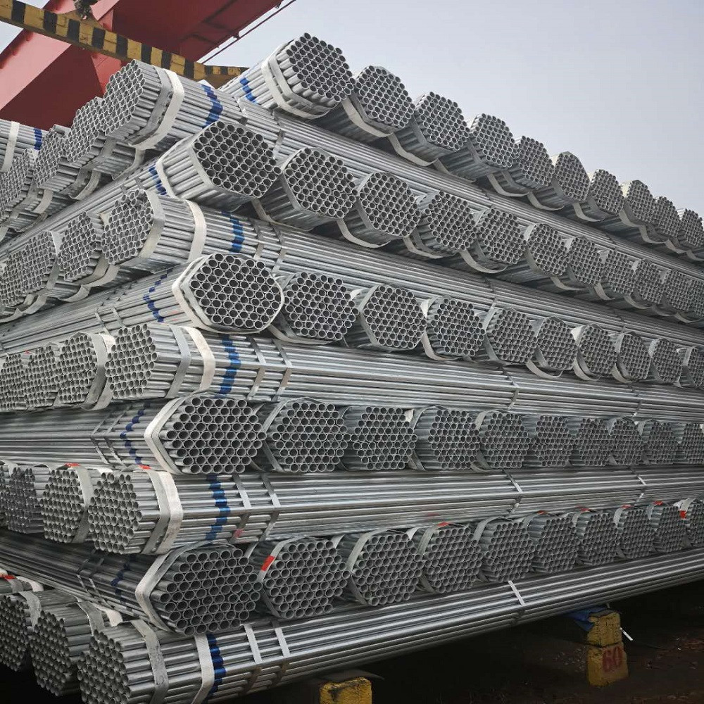 BS 1387 Hot Dipped Galvanized Steel Round Pipe