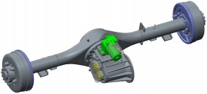 New Electric Drive Axles for 2.5 and 3.5 Ton Vehicles