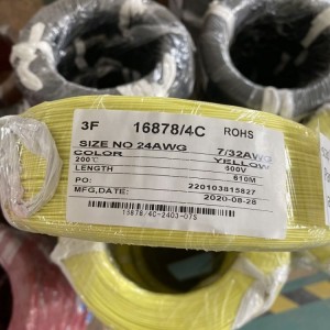 3F factory PTFE insulation cable wires silver plated