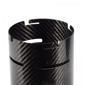 High Strength 3k 6k 12k P/T Weave Carbon Fiber Fabric Cloth Tube for Marine