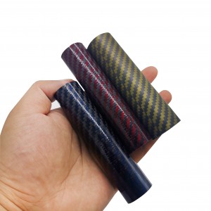 Hot-selling Carbon Fiber Tubing For Road Bike - 3K colorful carbon fiber tube, carbon fiber color tube, carbon fiber tube with color – Snowwing