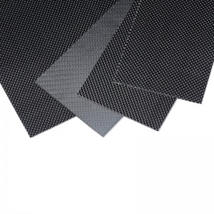 China 3k twill plain custom sheets fiber colored 0.2mm 0.5mm 1mm 2mm different thick