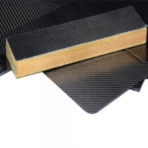 Super light carbon fiber foam sheet plate Carbon Fiber Sandwich Plate 2mm-10mm