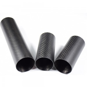 3K Twill Plain Matte Glossy Factory Wholesale High Quality Custom Carbon Fiber Pipe Tube