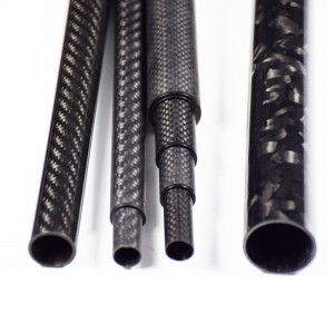 Customized High-Quality 3000mm Rubber Coated Rollers Carbon Fiber Tube for The Industry