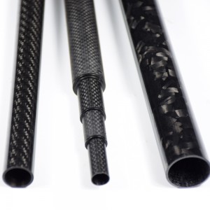 Customized High-Quality 3000mm Rubber Coated Rollers Carbon Fiber Tube for The Industry