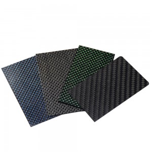 Custom cnc Flexible Sheet High Quality  0.4mm 0.6mm 1mm Carbon Fiber sheet