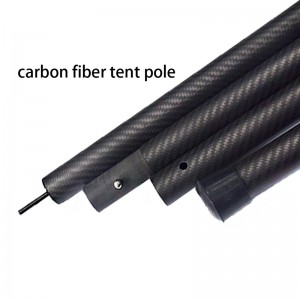 Carbon Fiber Tent Poles Telescopic Tarp Pole Carbon Tent Pole Factory Manufacture