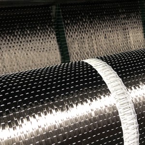 factory direct 12K unidirectional ud carbon fiber fabric carbon cloth for building bridge reinforcement price for sale