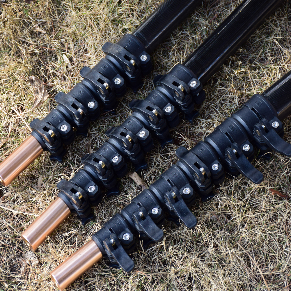 Carbon Fiber Telescopic Fishing Rods With eyelets Carbon Fiber