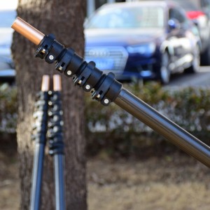 Factory OEM High Quality Carbon Fiber Rod Carbon Fiber Telescopic Rod for Metal detectors  Customization