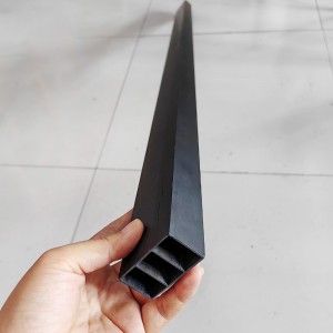CNC cut customized OEM wrapped rolling 3k composites carbon fiber square tube