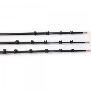 Carbon Fiber Outrigger Pole , Carbon Fiber Telescopic Fishing Rods with accessories
