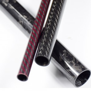 3K carbon fiber tube twill and plain weaving carbon fiber pipe