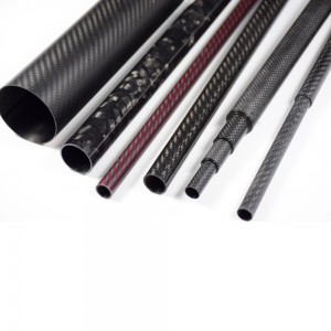 3K Twill Plain Matte Glossy Factory Wholesale High Quality Custom Carbon Fiber Pipe Tube
