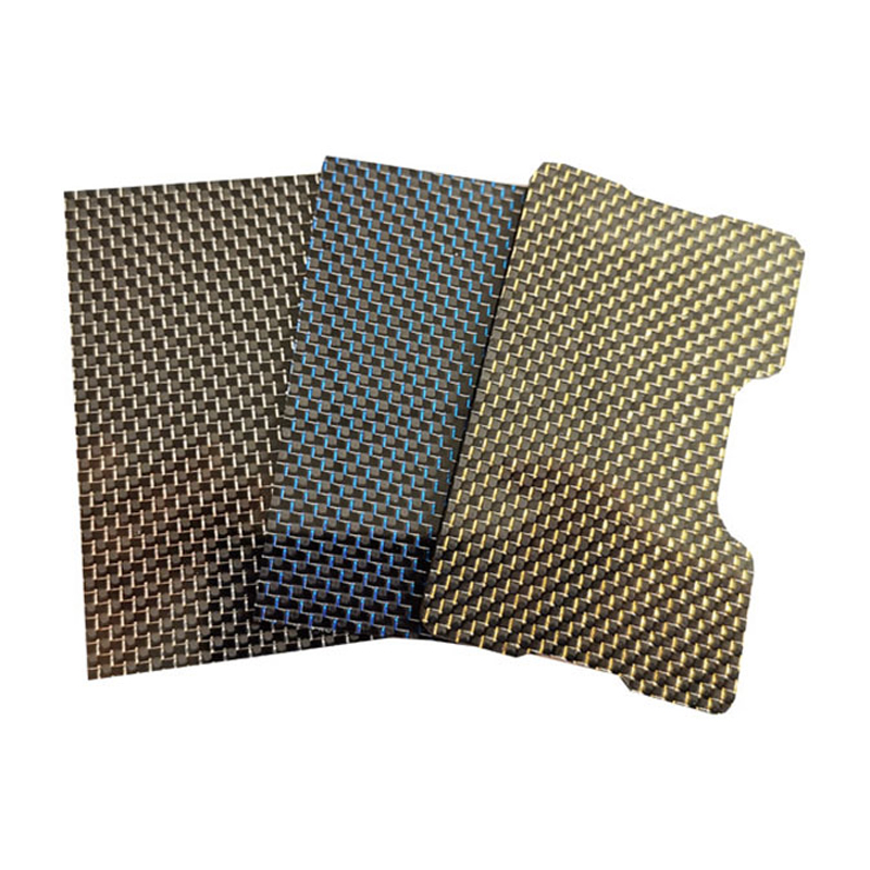Factory wholesale 9mm Carbon Fiber Sheet - Colored Carbon Fiber Sheet Board glossy Kevlar Sheets Cnc – Snowwing
