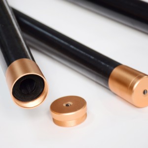 Carbon Fiber telescopic extension push pole’s with clamps in black color 80fot Metal detectors