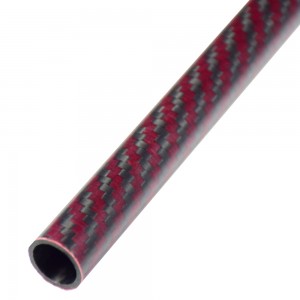 Factory wholesale light weight high strength forged carbon fiber tube pole pipe custom 1k 3k 6k 12k
