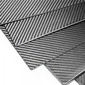 Carbon Fiber Manufacturing Customized Size 10mm 5mm 3mm 1mm 0.2mm carbon fiber plate