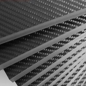 High quality customized 3K carbon fibre laminated sheet