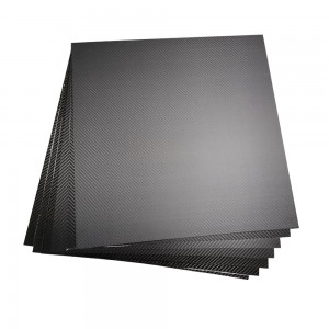 High quality customized 3K carbon fibre laminated sheet