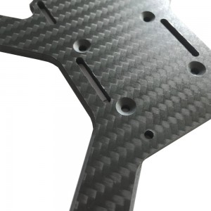 Professional manufacture custom 3K carbon fiber sheet with cnc machining services