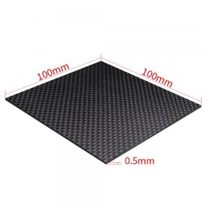 3K Twill plain matte glossy Carbon Fiber Sheet 1mm 2mm 3mm 4mm 5mm
