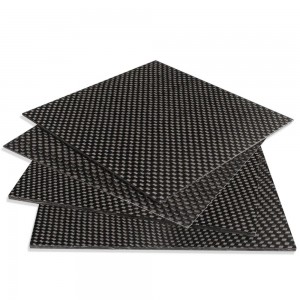 High Strength Oem 100% 3k Carbon Fiber Plain Weave Glossy Matte Carbon Sheet