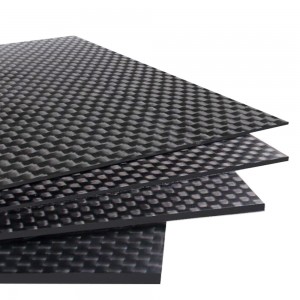 3k twill 3mm matte carbon fiber fabric sheet plate