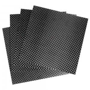 3K Twill plain matte glossy Carbon Fiber Sheet 1mm 2mm 3mm 4mm 5mm