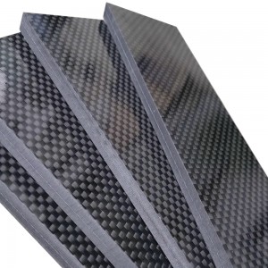 Professional Black 3D Carbon Fiber Plate