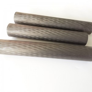 Lightweight 3k Carbon Fiber Tube Diamond Carbon Fiber Pole Rod